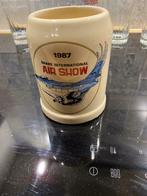 Forme de pot de bière International Air Show 1987, Comme neuf, Enlèvement ou Envoi