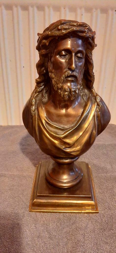 Christ à la couronne d'épine, Antiquités & Art, Antiquités | Bronze & Cuivre, Bronze, Enlèvement