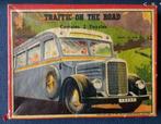 vintage puzzels in kartonnen doosje oude bus, vrachtwagen, Enlèvement ou Envoi