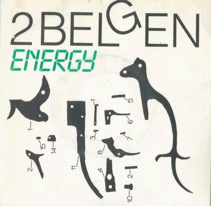 2 Belgen – Energy / Secret soul - Single – 45 rpm, Cd's en Dvd's, Vinyl | Overige Vinyl, Gebruikt, Ophalen of Verzenden