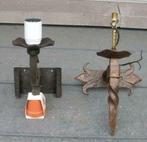 verlichting zware gesmede rustieke verlichting armaturen, Ophalen of Verzenden, Gebruikt, Metaal of Aluminium, Plafondspot of Wandspot