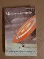 Geerhard Bolte - managementblunders, Boeken, Economie, Management en Marketing, Zo goed als nieuw, Verzenden