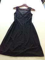 Belle robe noire avec dos en dentelle - Style vintage, MET, Taille 36 (S), Noir, Envoi