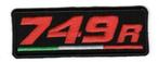 Patch Ducati 749 R - 110 x 40 mm, Nieuw