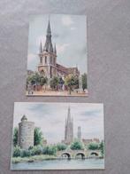 cartes postales anciennes Bruges et liège, Envoi, 1940 à 1960, Non affranchie, Liège
