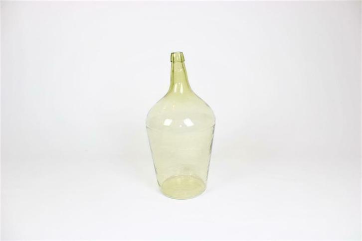 Oude lichtgele fles, eind 19de eeuw, Antiek en Kunst, Curiosa en Brocante, Ophalen