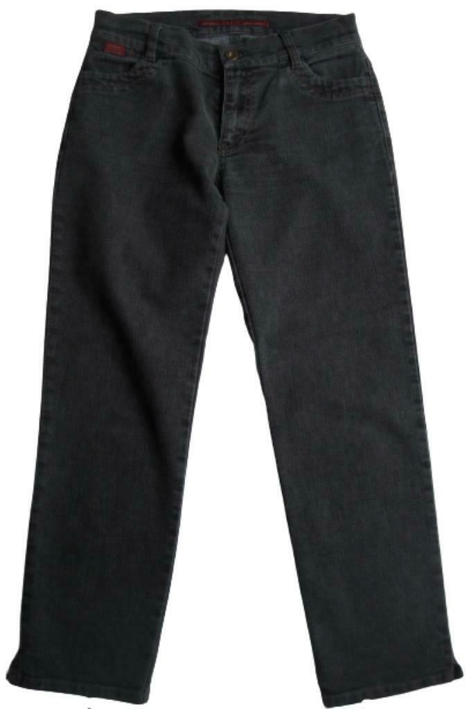 Grijze jeans van Xandres. - 36, Kleding | Dames, Broeken en Pantalons, Zo goed als nieuw, Maat 36 (S), Overige kleuren, Lang, Verzenden