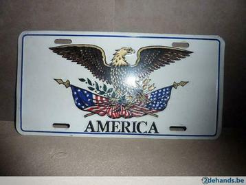 Amerikaanse sierplaat voor auto beschikbaar voor biedingen