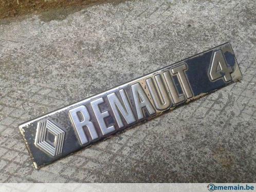 logo / badge / monogramme R4 , Renault 4 , 4L en inox, Autos : Divers, Accessoires de voiture, Utilisé, Enlèvement ou Envoi