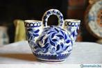 vase faience art deco wasmuel fleur bleu (13), Antiquités & Art, Antiquités | Céramique & Poterie