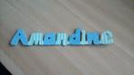 logo en bois "Amandine"   H: 5x28 cm, Comme neuf