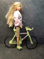 barbie met fiets, Gebruikt, Ophalen of Verzenden, Barbie