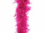 Boa en plumes rose fuchsia 180cm NEUF, Divers, Enlèvement, Neuf