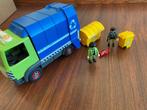 Playmobil 6110, camion poubelle avec conteneurs, Enfants & Bébés, Comme neuf, Ensemble complet, Enlèvement ou Envoi