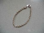 Bracelet en or plaqué, mailles fines, Handtassen en Accessoires, Armbanden, Ophalen of Verzenden, Gebruikt, Goud, Overige materialen