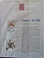 KUNSTBLAD nr. 16- CARNAVAL EUPEN (SLECHTS 500 VAN GEMAAKT)-, Ophalen of Verzenden, Gestempeld, 1e dag stempel, Gestempeld