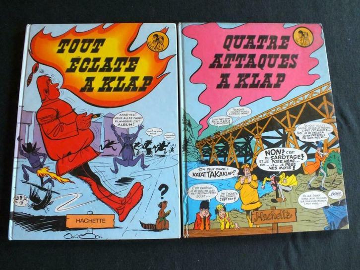 KLAP (2 ALBUMS E.O).           EDITIONS HACHETTE, Boeken, Stripverhalen, Gelezen, Meerdere stripboeken, Ophalen of Verzenden