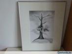 Tekening in aluminium frame / kader