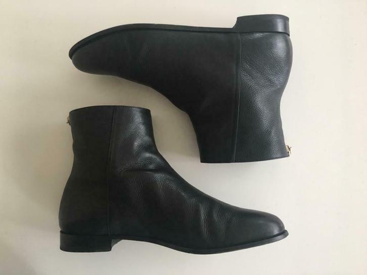 Boots cuir noir JIMMY CHOO 41, Kleding | Dames, Schoenen, Zo goed als nieuw, Lage of Enkellaarzen, Zwart, Ophalen of Verzenden