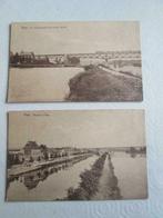 2 oude postkaarten Wezet (Visé), Collections, Envoi