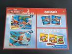 Clementoni Disney Planes 2 puzzels, memory en domino, Utilisé