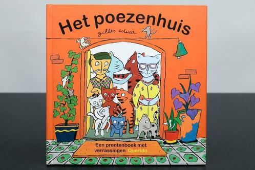 Prentenboek Het Poezenhuis Gilles Eduar / Querido, Boeken, Kinderboeken | Kleuters, Zo goed als nieuw, Jongen of Meisje, Ophalen