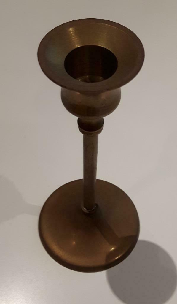 messing kandelaar, Huis en Inrichting, Woonaccessoires | Overige, Gebruikt, Verzenden