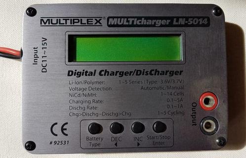 MULTIPLEX BATTERIJ OPLADER, Hobby en Vrije tijd, Elektronica-componenten, Zo goed als nieuw, Ophalen of Verzenden