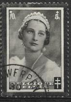 POSTZEGELS BELGIË-VARIËTEITEN- CURIOSITEITEN, NR. 415 V2, Ophalen of Verzenden, Gestempeld, Gestempeld