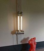 Industriële lamp, bunkerlamp, dimbaar led en 5 jaar garantie, Antiek en Kunst, Ophalen