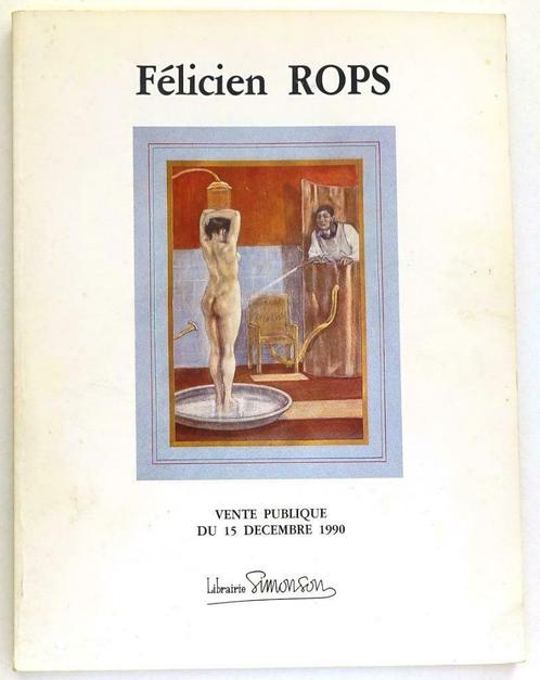 Félicien Rops Vente Publique du 15 Decembre 1990 Simonson, Boeken, Kunst en Cultuur | Beeldend, Gelezen, Schilder- en Tekenkunst