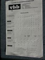 Oefenblad tot het leren van Braille, Ophalen of Verzenden, Gelezen