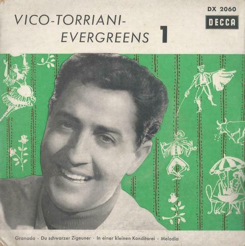 Vico Torriani – Granada / Du Schwarzer Zigeuner + 2 – EP, CD & DVD, Vinyles Singles, EP, Pop, 7 pouces, Enlèvement ou Envoi