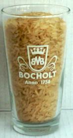 Bier brouwerij glas Bocholt, Ophalen of Verzenden, Zo goed als nieuw, Bierglas