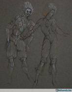 ets Leonor Fini (1908-1996) 'Edelen', Antiek en Kunst