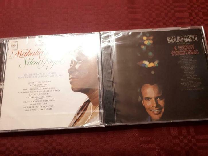 Mahalia Jackson Silent Night & Belafonte A Merry Christmas, Cd's en Dvd's, Cd's | Kerst en Sinterklaas, Nieuw in verpakking, Kerst
