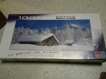 puzzle de 1000 pièces de la marque MB 1 m par 44 cm, Enlèvement ou Envoi, Plus de 50 pièces, Comme neuf, 6 ans ou plus