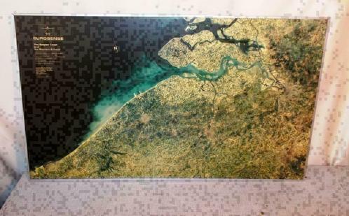 Mooie Sateliet-Foto van De Belgische Kust en Zeeland, Verzamelen, Foto's en Prenten, Zo goed als nieuw, Foto, Ophalen of Verzenden