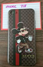 Hoesje iPhone 7 - 8 - Disney Mickey Gucci, Nieuw, Ophalen of Verzenden, IPhone 7