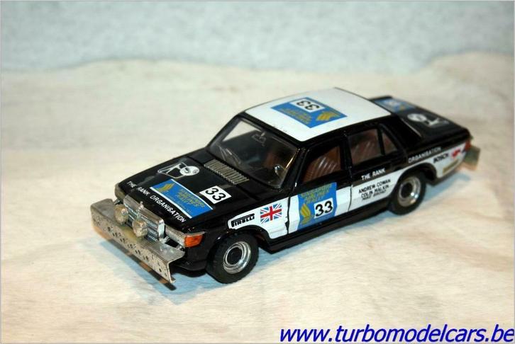 Mercedes-Benz 280 S W116 Rally 1/28 Mebetoys, Hobby en Vrije tijd, Modelauto's | 1:24, Nieuw, Auto, Overige merken, Ophalen of Verzenden