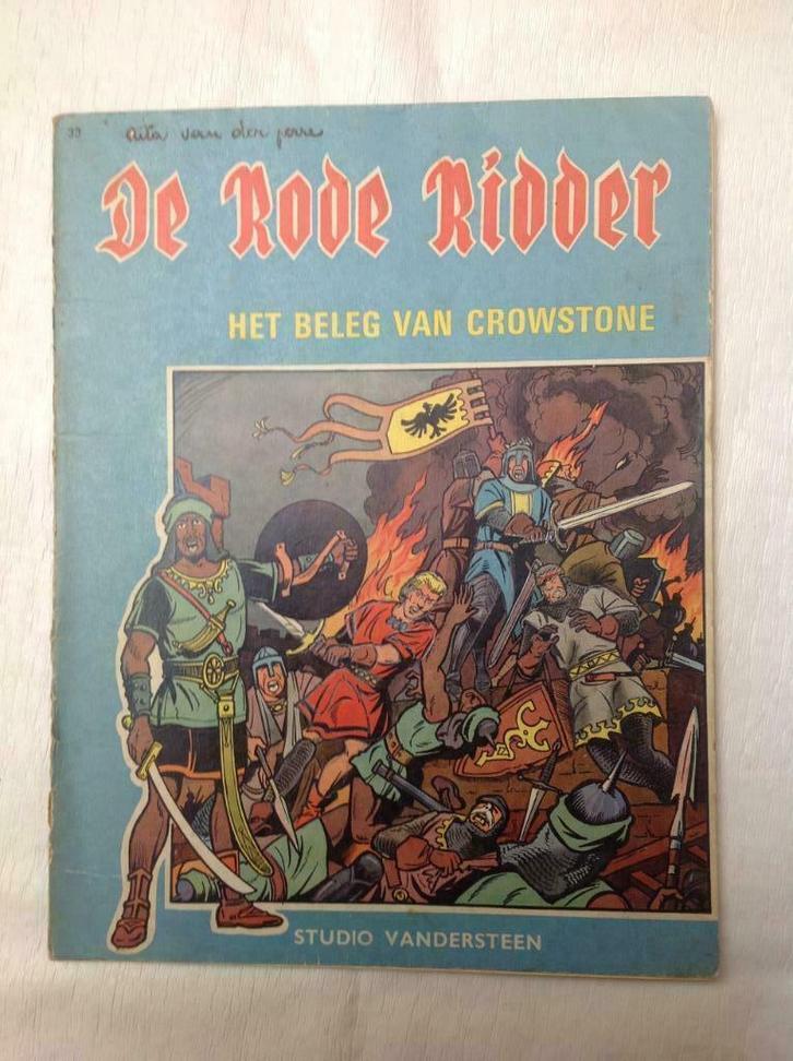 De Rode Ridder - 33.Het Beleg v/Crowstone - sc-1e druk-1967, Boeken, Stripverhalen, Gelezen, Eén stripboek, Ophalen of Verzenden