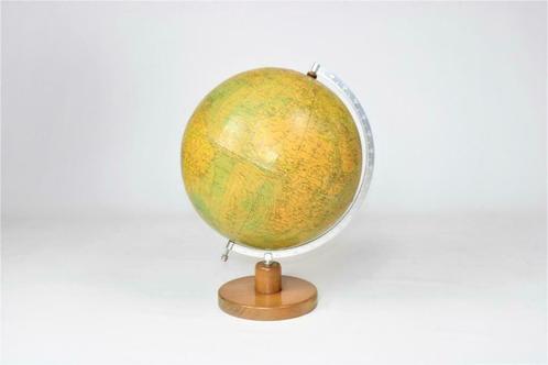 vintage wereldbol 'natuurkundig', Huis en Inrichting, Woonaccessoires | Wereldbollen, Gebruikt, Ophalen