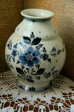 Vase Bleu Delf Made in Holland - Céramique, Maison & Meubles, Bleu, Utilisé, Enlèvement ou Envoi