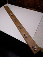 Meranti houten kapstok 7 dubbele haken nieuw, Ophalen, Nieuw, Hout