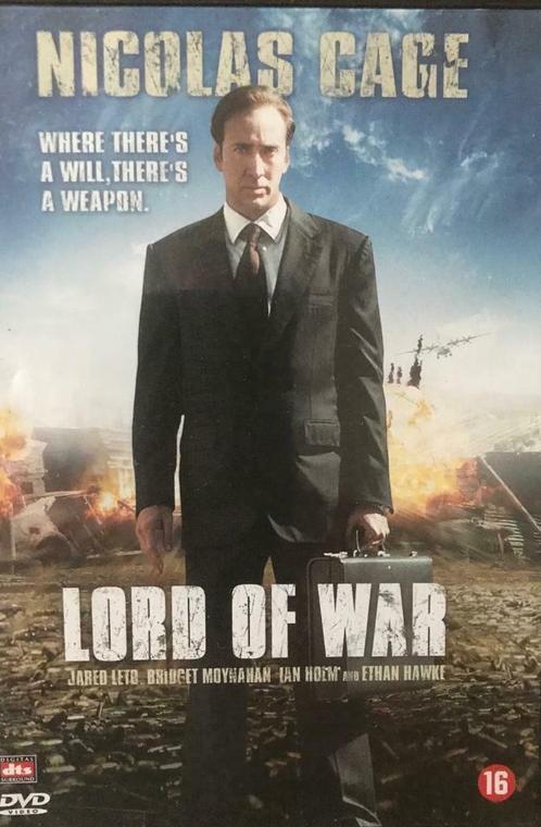 Lord of war, Nicolas Cage, originele dvd, Cd's en Dvd's, Dvd's | Overige Dvd's, Vanaf 16 jaar, Ophalen of Verzenden