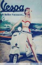 Réclame rétro VESPA Les belles vacances F245, Utilisé, Enlèvement ou Envoi