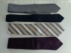 Cravates Divers. Lot de 4 pièces. N 2, Comme neuf, Autre, Autres couleurs, Enlèvement ou Envoi