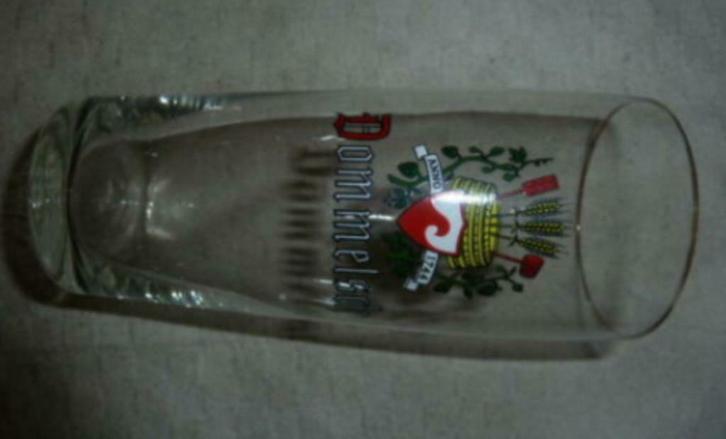 #I Bier glas DOMMELSCH Anno 1744, Verzamelen, Glas en Drinkglazen, Nieuw, Bierglas, Ophalen of Verzenden