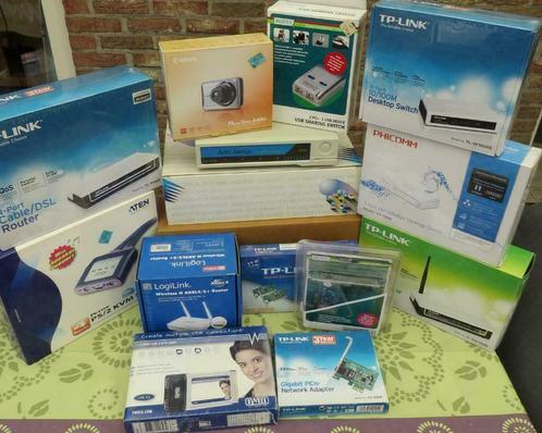 Set Routers Netwerk tools Swich Fotoapparaat, Computers en Software, Overige Computers en Software, Zo goed als nieuw, Ophalen of Verzenden