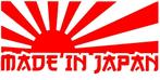 rising sun made in japan sticker, Ophalen of Verzenden